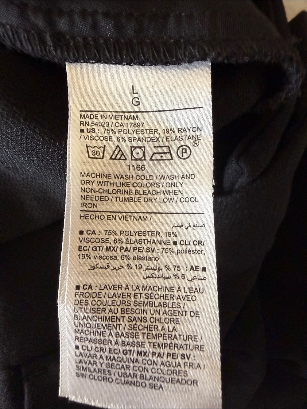 Old Navy Black Stretch Pants Slim Trouser/Jeans Size Large - Picture 7 of 9